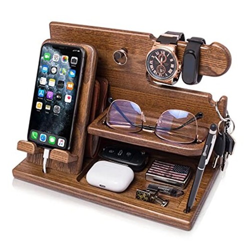 Wood phone docking station - ,