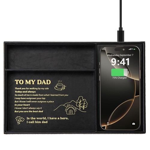 Valet tray for men - built, in