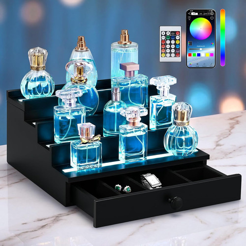 Led lighted cologne organizer - cologne,