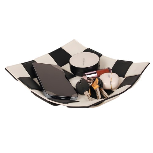 Valet tray for - men, leather