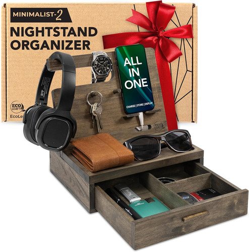 Nightstand organizer for men - organizer, men-