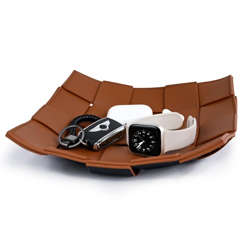 Valet tray leather key - valet, pu