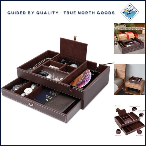Nightstand valet tray - valet, in