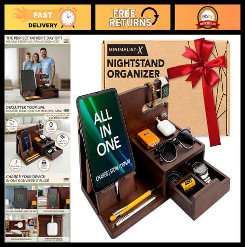 Stylish nightstand organizer - nightstand,