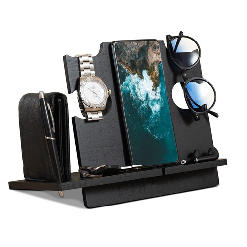 Wooden bedside organizer - organizer, for