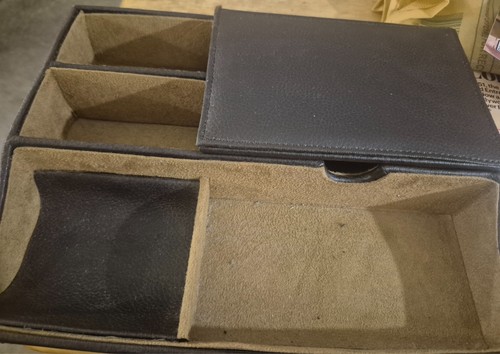 Leather valet tray for - leather,