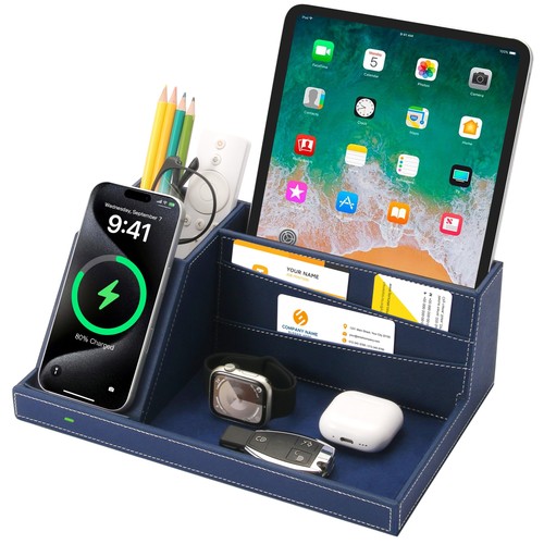 Desk organizer with charging - organizer,