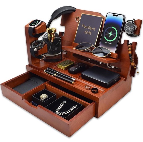 Nightstand organizer for men - nightstand,