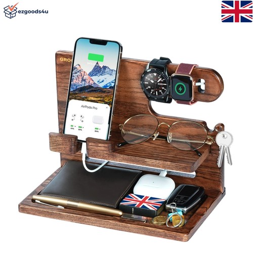 Elegant wooden phone docking - phone,